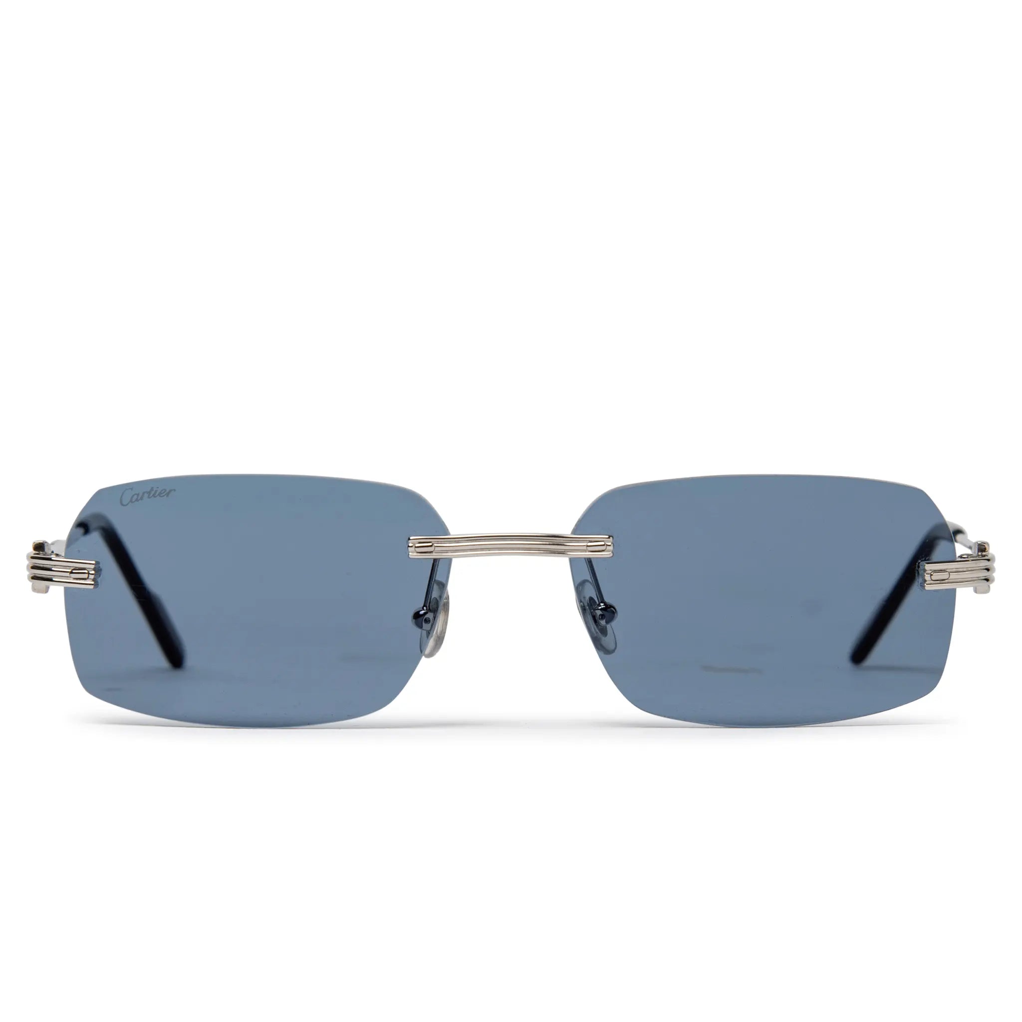 Cartier Eyewear CT0271S-003 Silver Blue Sunglasses Secondary image