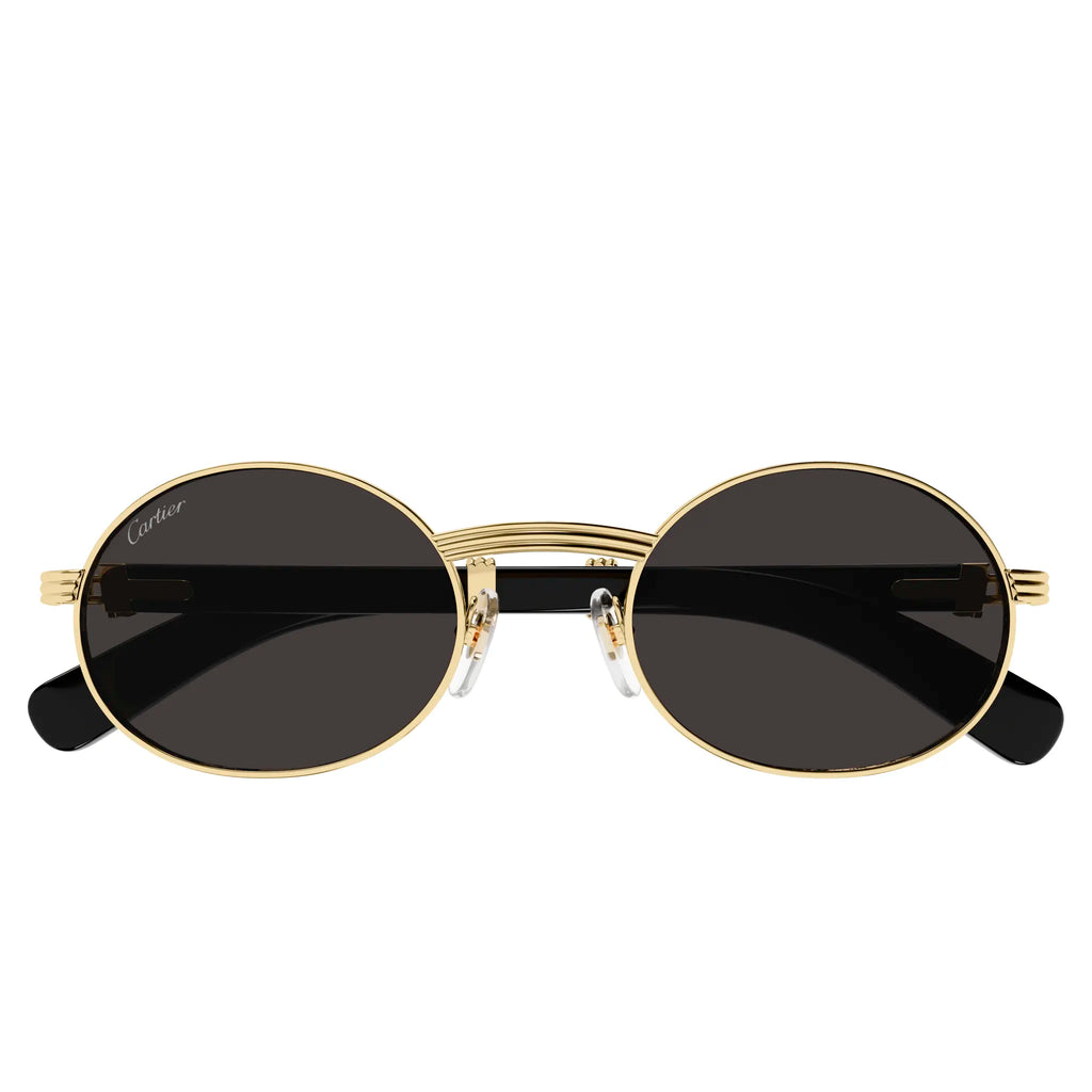 Cartier Eyewear CT0464S-001 Gold Grey Sunglasses