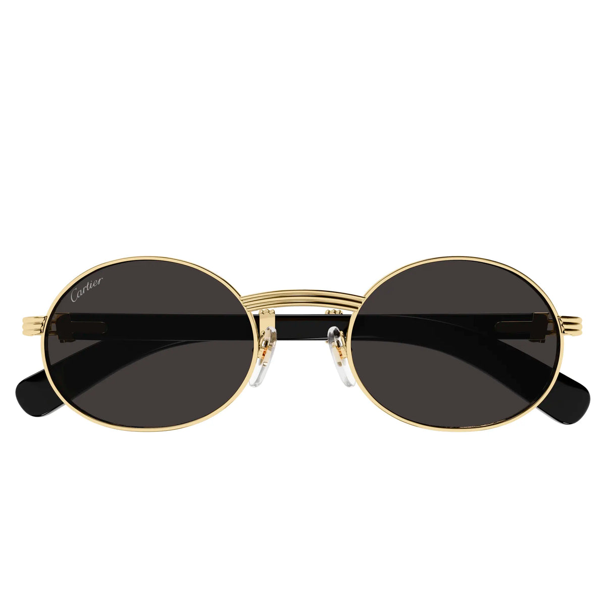 Cartier Eyewear CT0464S-001 Gold Grey Sunglasses