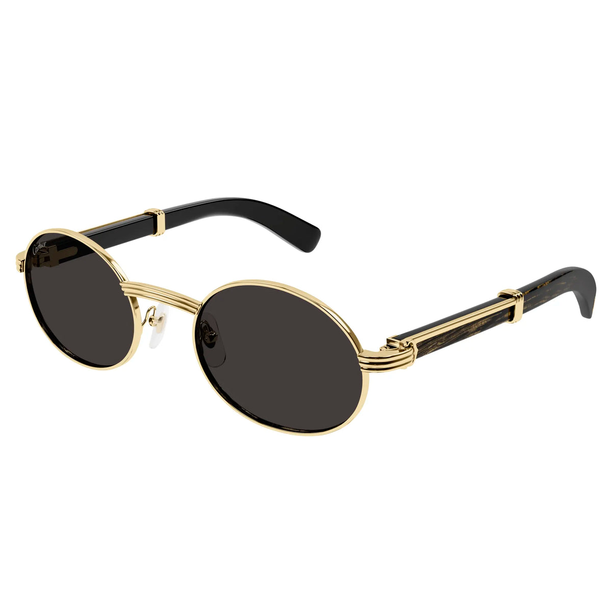 Cartier Eyewear CT0464S-001 Gold Grey Sunglasses Main image