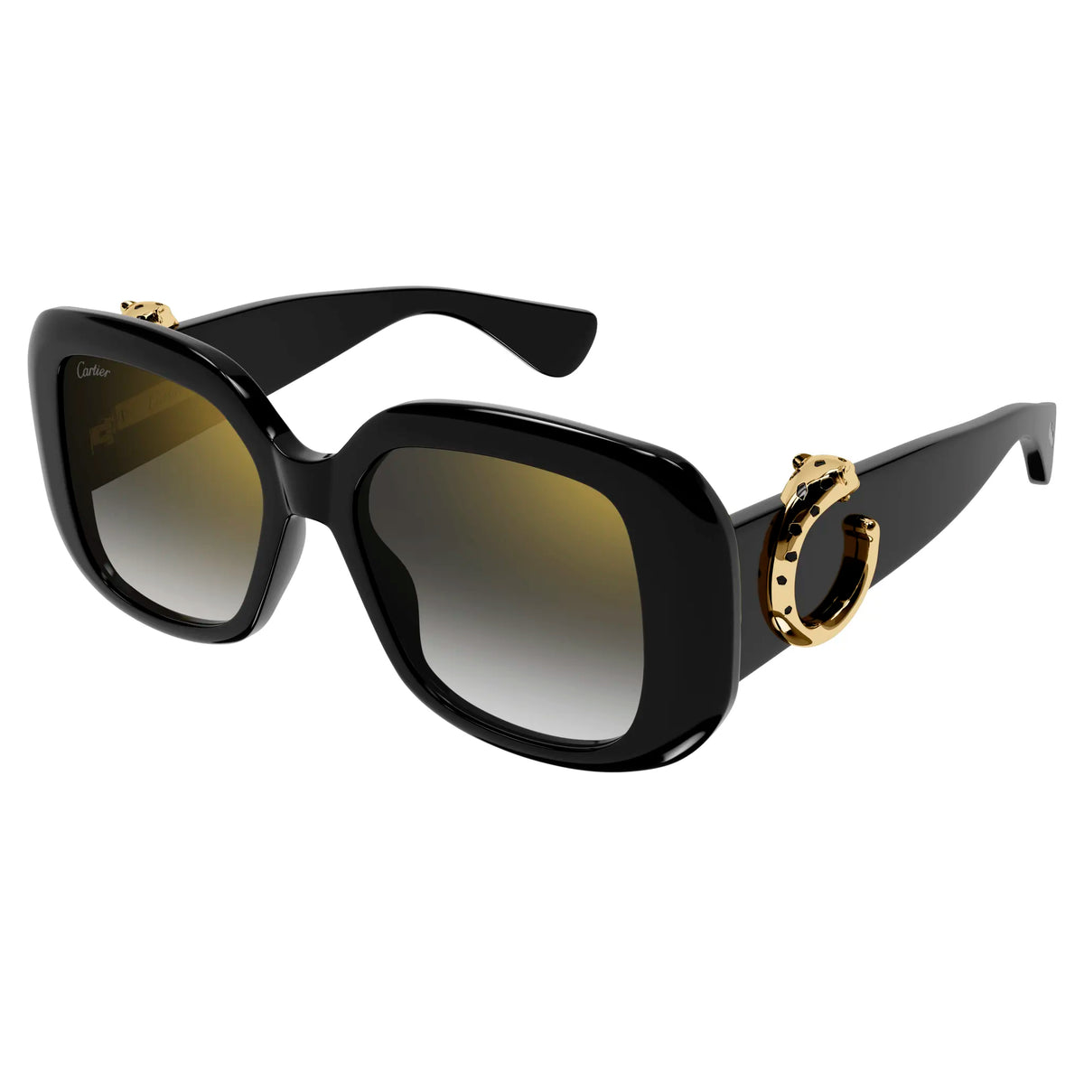 Cartier Eyewear CT0471S-001 Black Grey Sunglasses Main image
