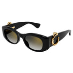 Cartier Eyewear CT0472S-001 C Panthere De Cartier Black Grey Sunglasses