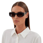 Cartier Eyewear CT0472S-001 C Panthere De Cartier Black Grey Sunglasses