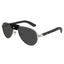 Cartier Eyewear CT0495S-003 Silver Black Sunglasses