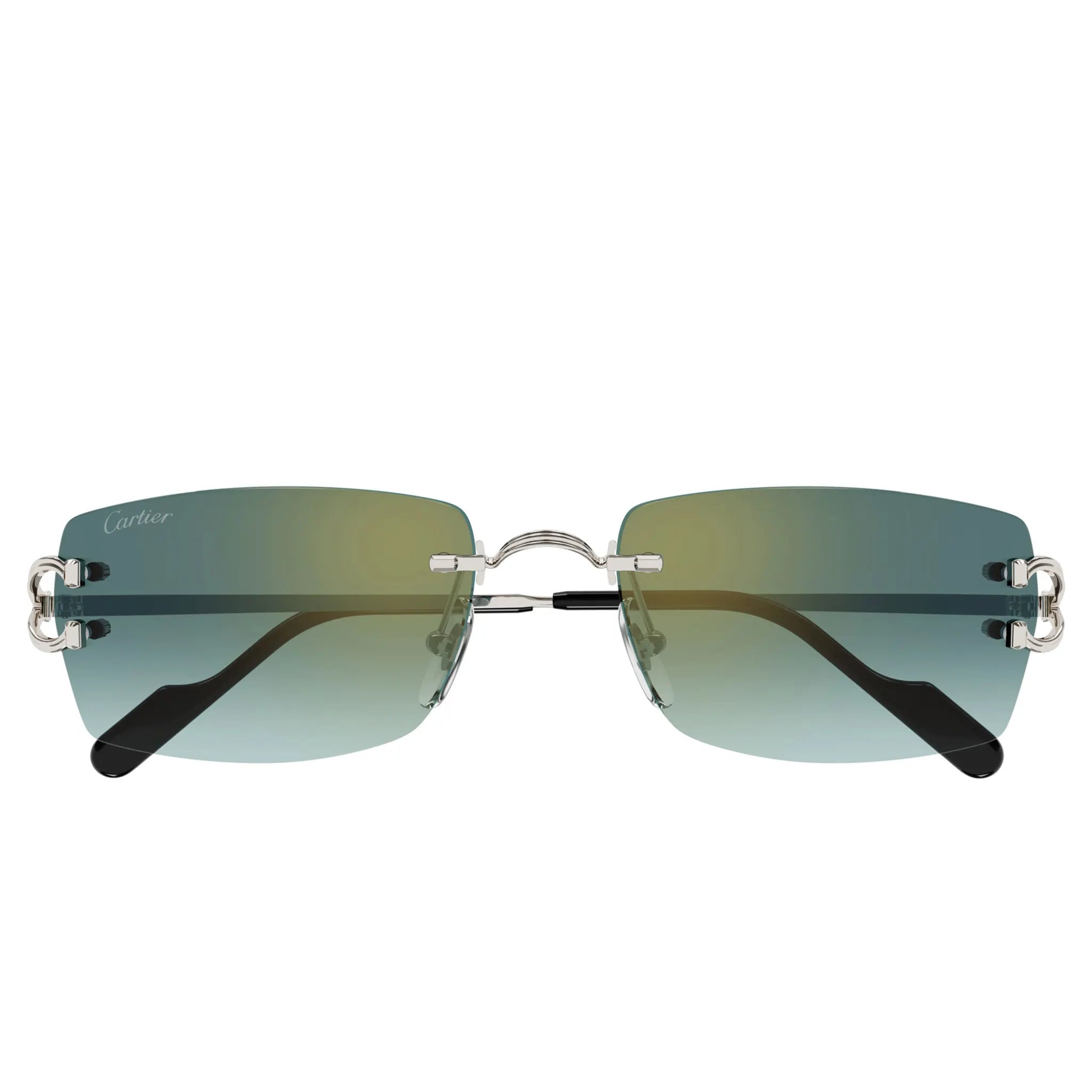 Cartier Eyewear CT0550S-004 Green Turquoise Rimless Sunglasses Secondary image