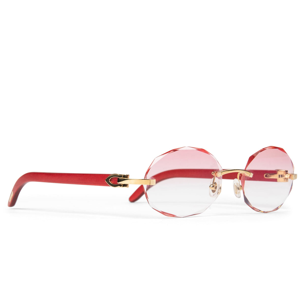 Cartier Eyewear Custom CT0052O-006 C Decor Rimless Sunglasses Main image