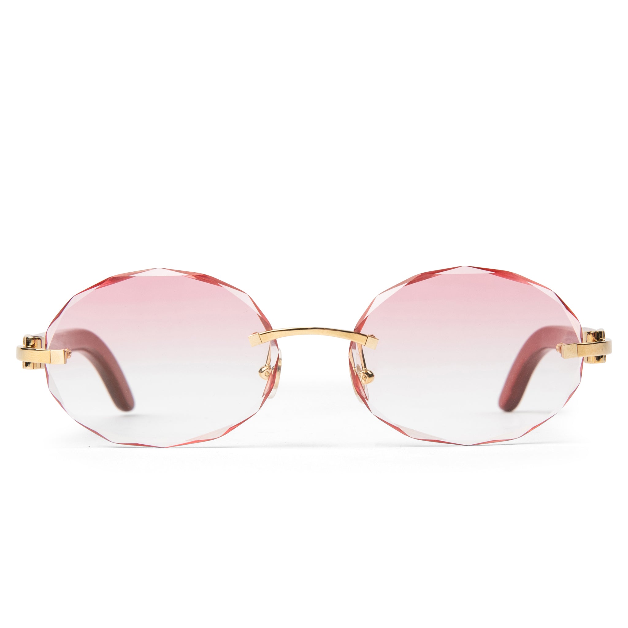 Cartier Eyewear Custom CT0052O-006 C Decor Rimless Sunglasses Secondary image
