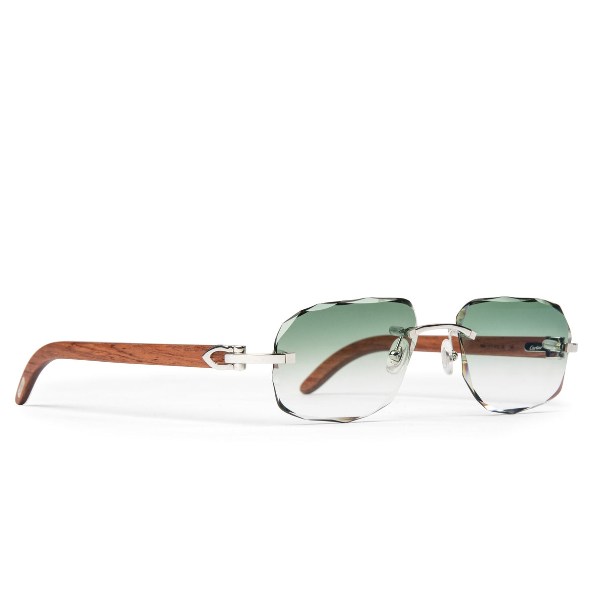 Cartier Eyewear Custom CT0052O-009 C Decor Rimless Sunglasses Main image