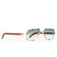 Cartier Eyewear Custom CT0052O-009 C Decor Rimless Sunglasses