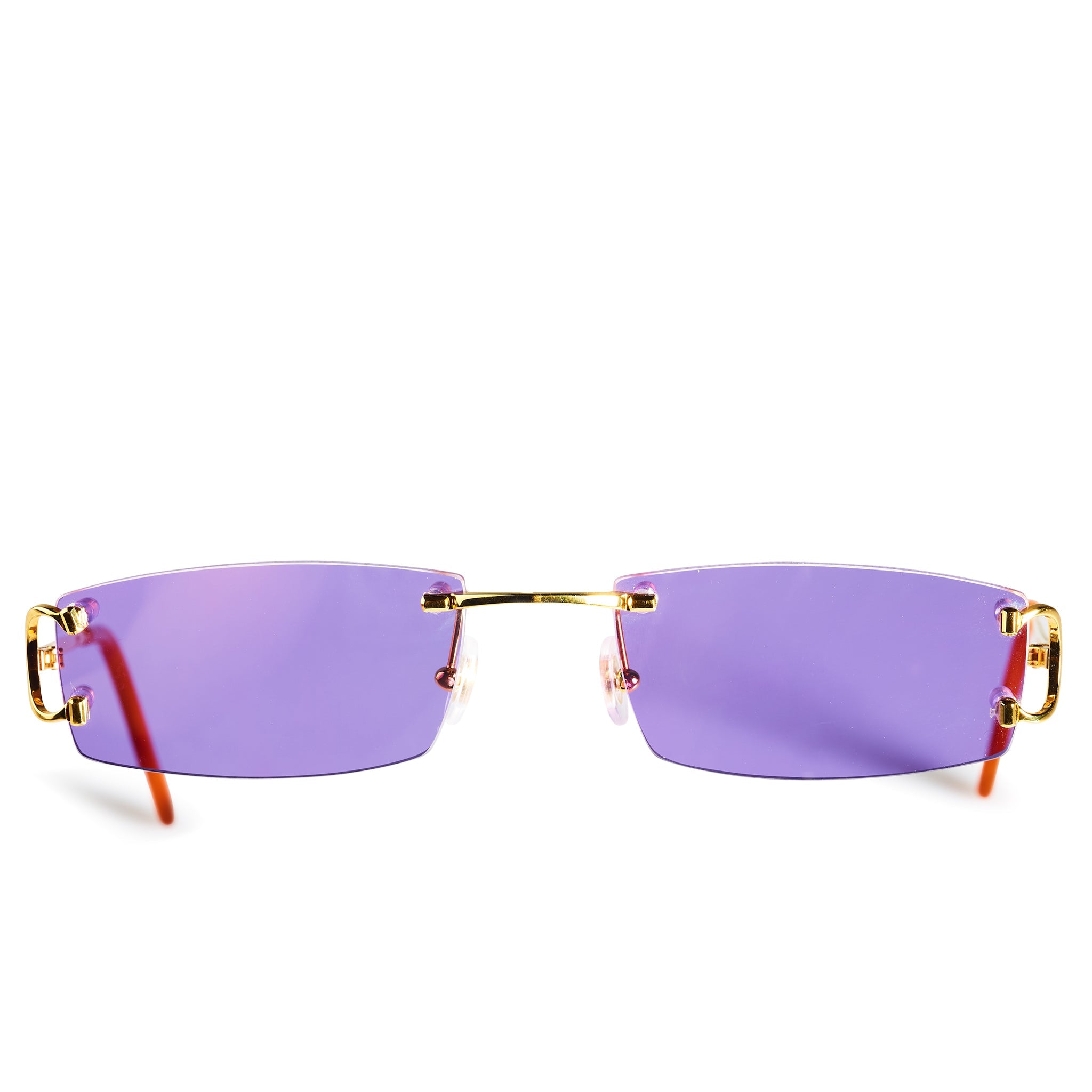 Cartier Eyewear Custom CT0092O-001 C Decor Rimless Sunglasses Secondary image
