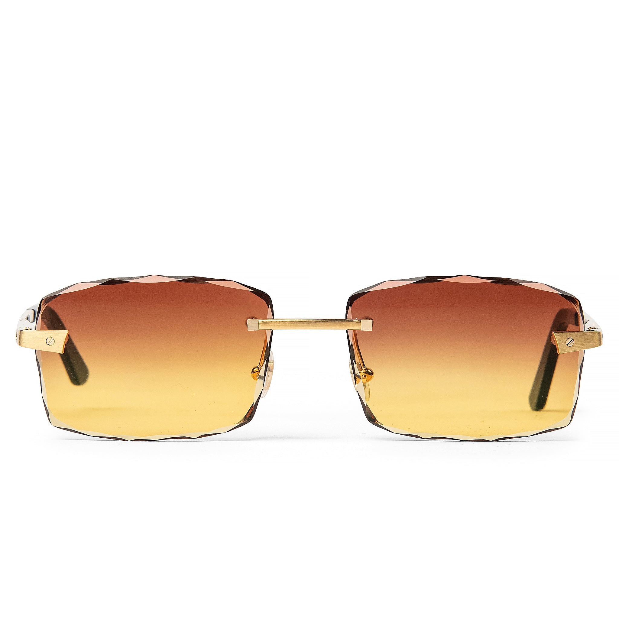 Cartier Eyewear Custom CT0167O-004 Santos De Cartier Rimless Sunglasses Secondary image