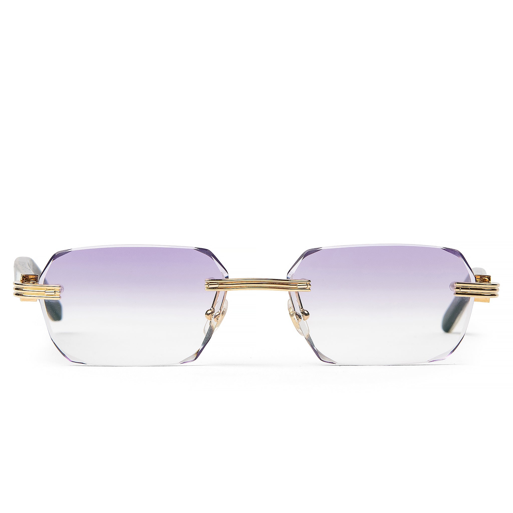 Cartier Eyewear Custom CT0286O-003 Buffalo Horn Premiere De Cartier Rimless Sunglasses Secondary image