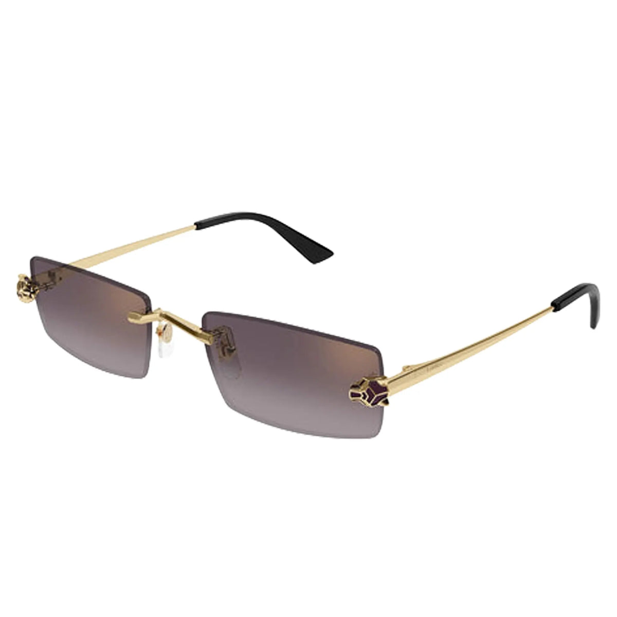 Cartier Eyewear Panthere CT0598S-005 Violet Gradient Rimless Sunglasses Main image