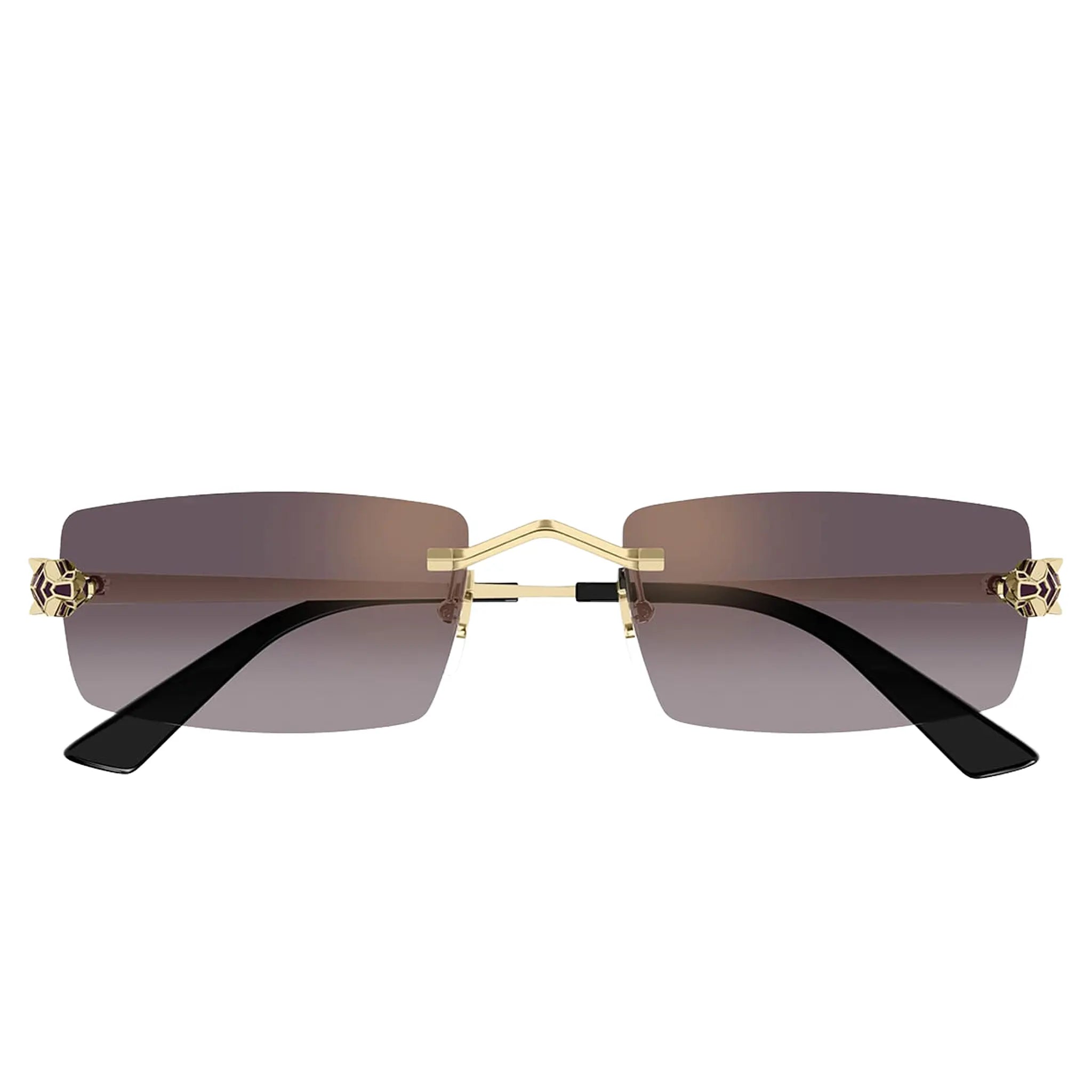 Cartier Eyewear Panthere CT0598S-005 Violet Gradient Rimless Sunglasses Secondary image