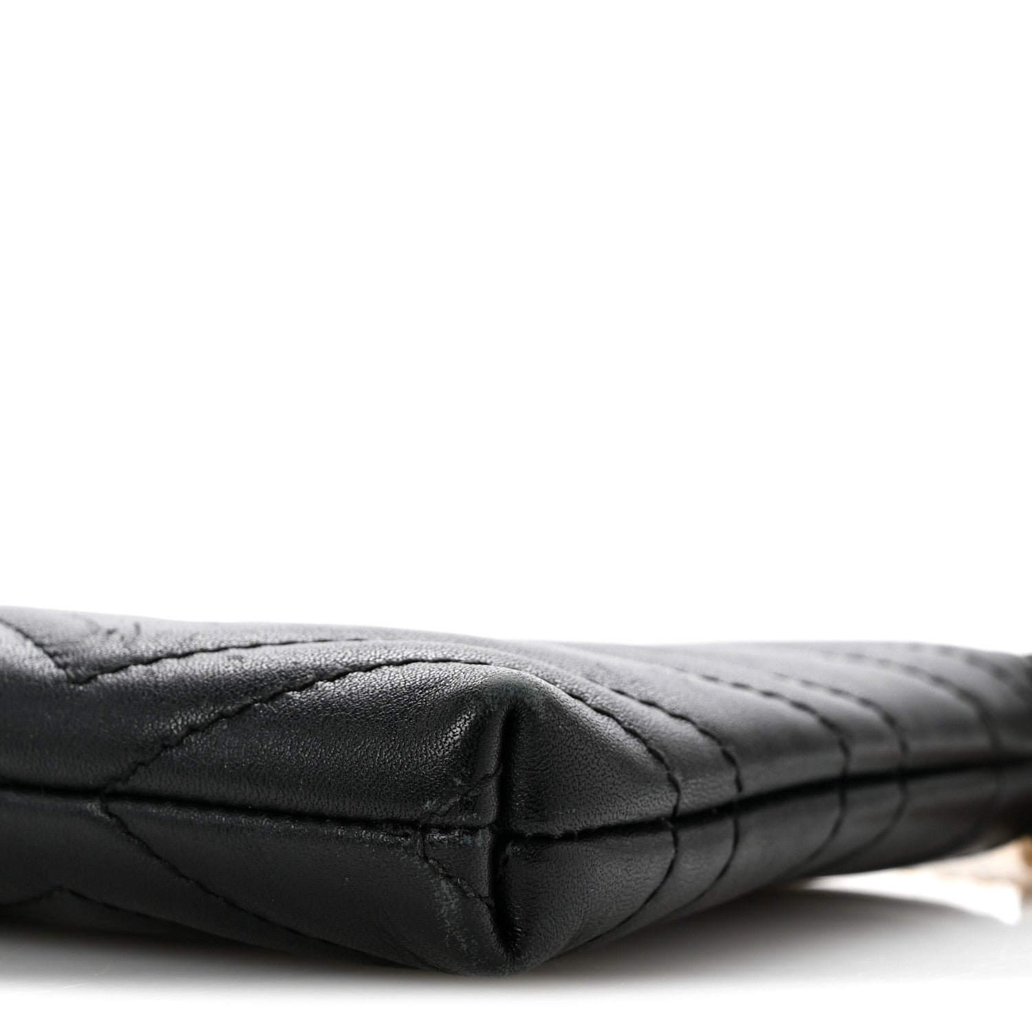Calfskin Matelasse Mini GG Marmont Chain Bag Black