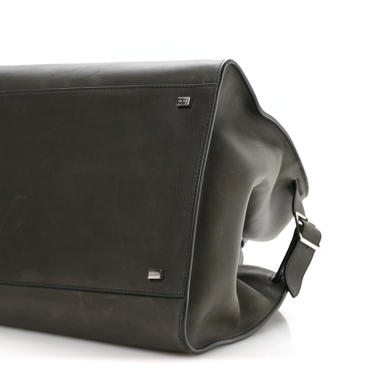 Polished Saddle Calfskin Soft Margaux 17 Koala Grey