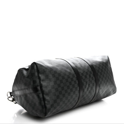 Damier Graphite Keepall Bandouliere 55