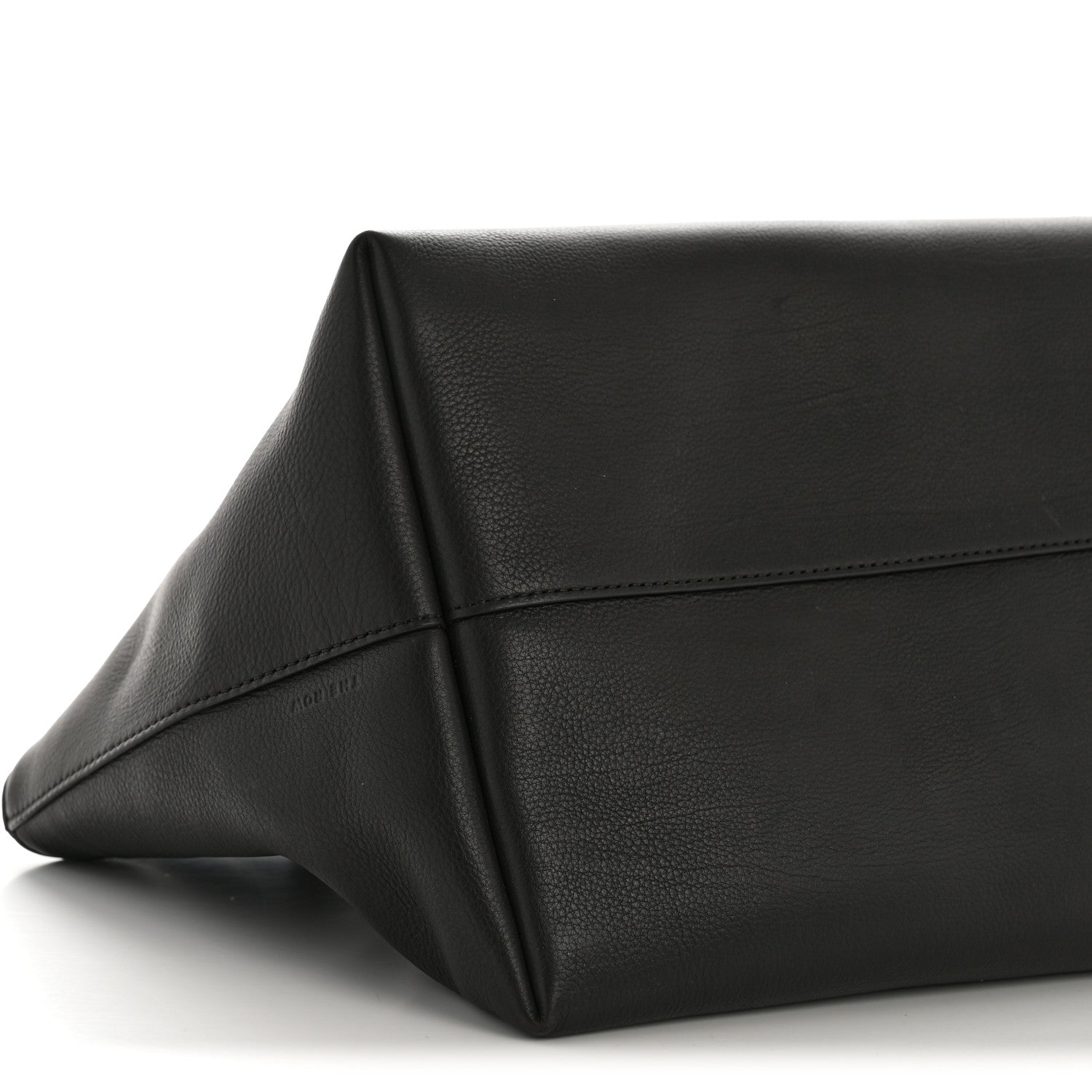 Grained Calfskin Terrasse Bag  Dark Brown