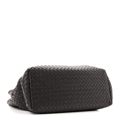 Nappa Intrecciato Garda Bag Ebano