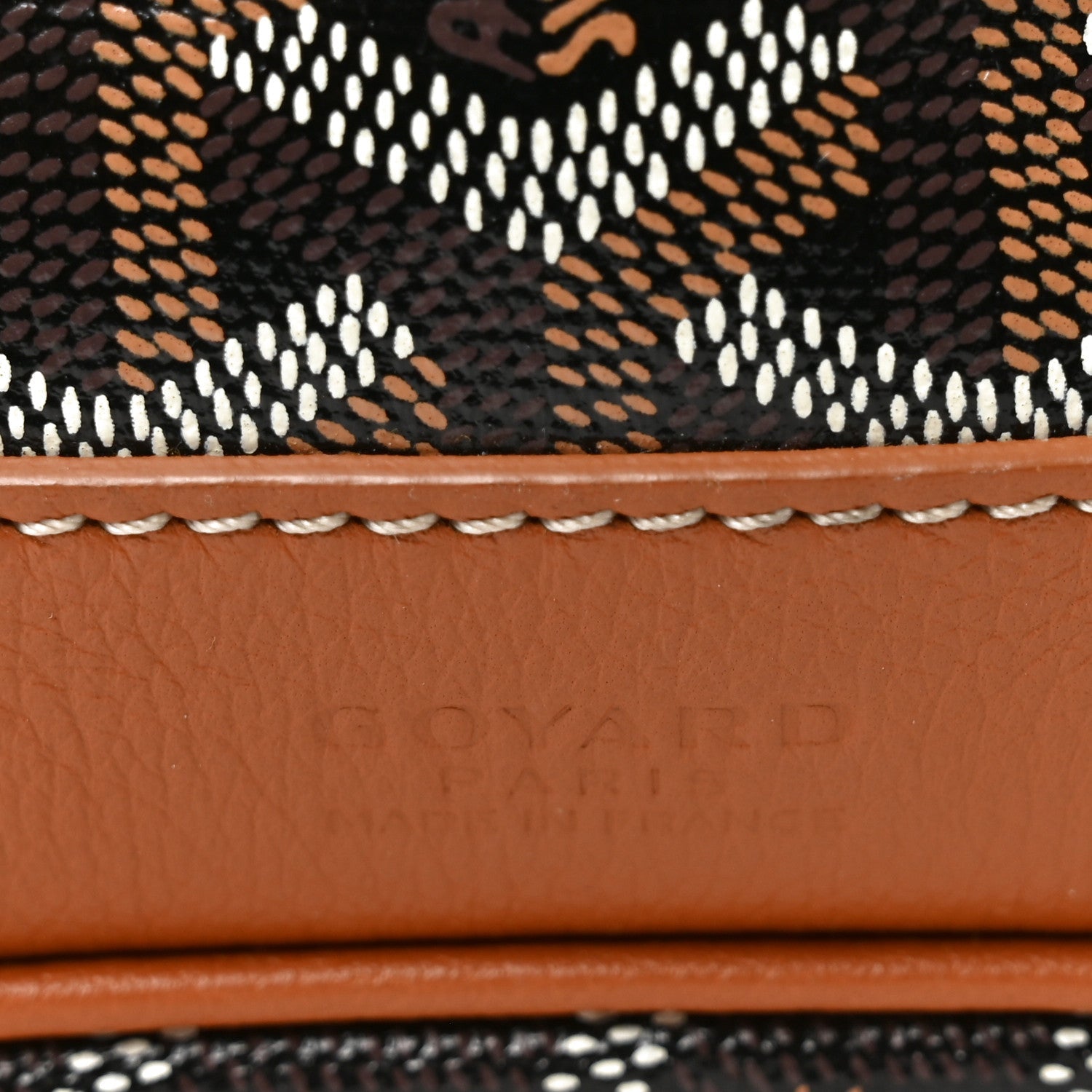 Goyardine Petit Flot Bucket Bag PM Black Gold