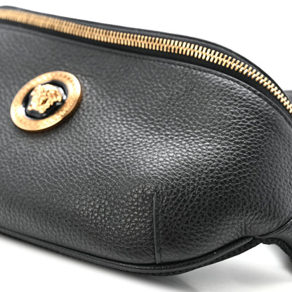 Grained Calfskin Vanitas Medea Belt Bag Black