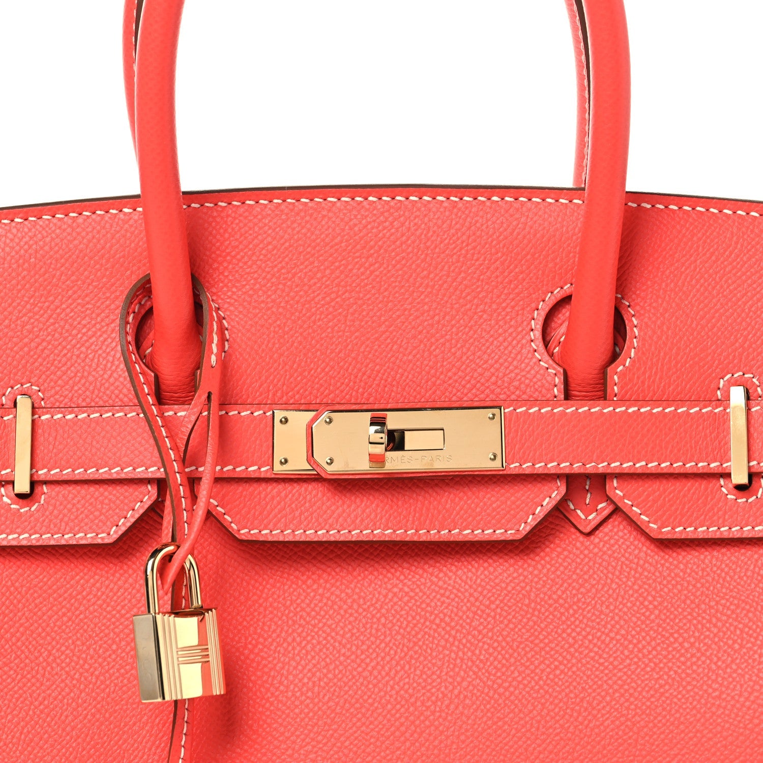 Epsom Candy Birkin 30  Rose Jaipur Gold