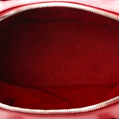 Calfskin Studded Classic Duffle 6 Red