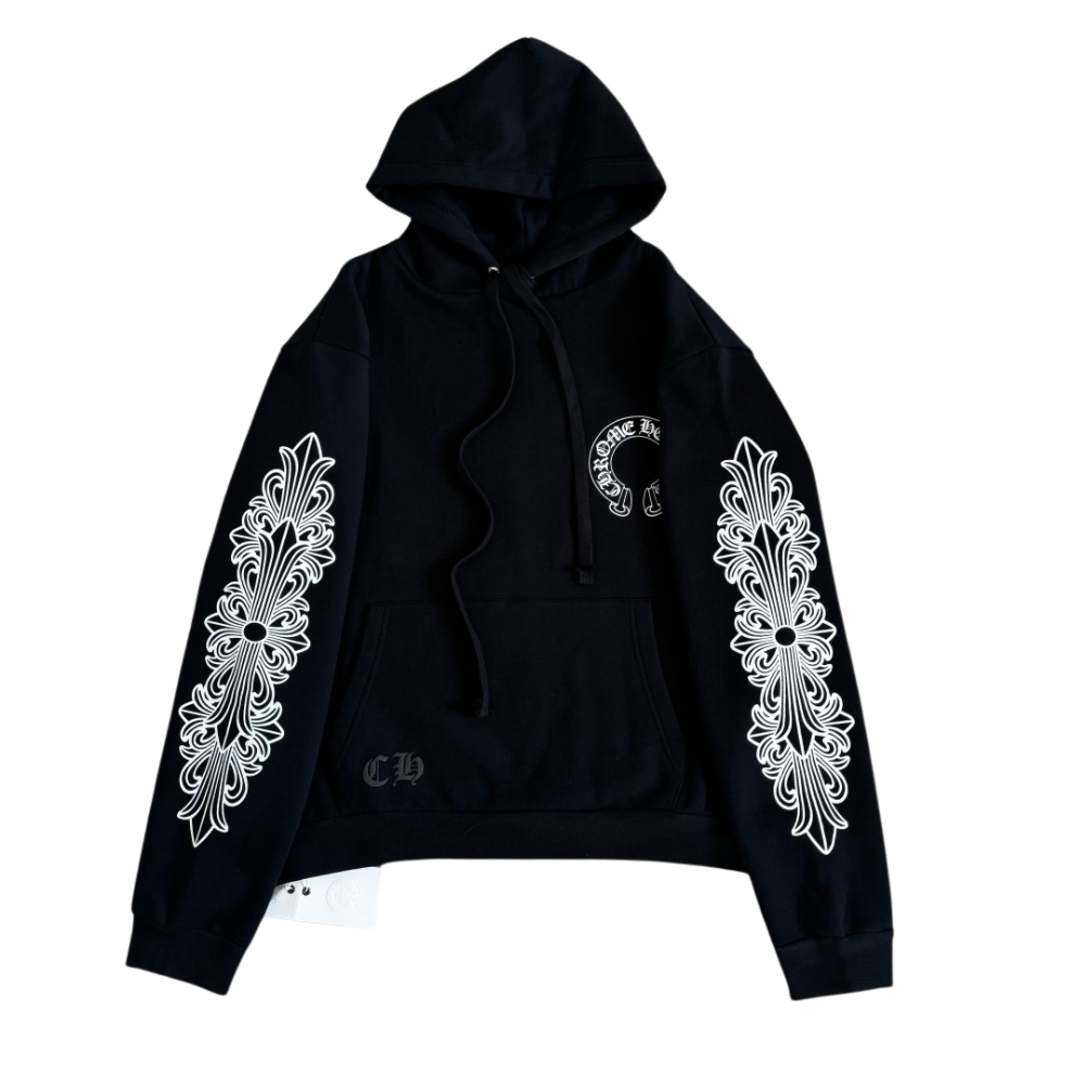 Chrome Hearts  Horseshoe Black Hoodie