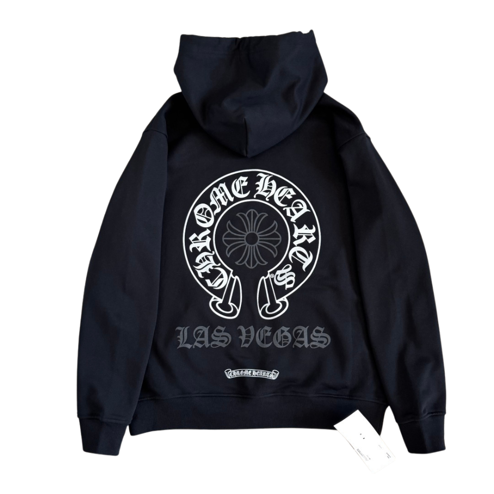 Chrome Hearts  Zip Up Horseshoe Prints Hoodie