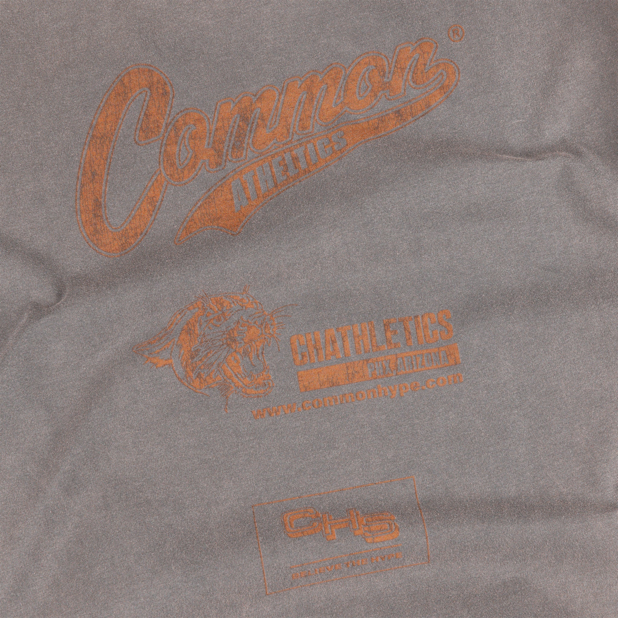 Common Hype Mascot Tee Washed Charcoal
