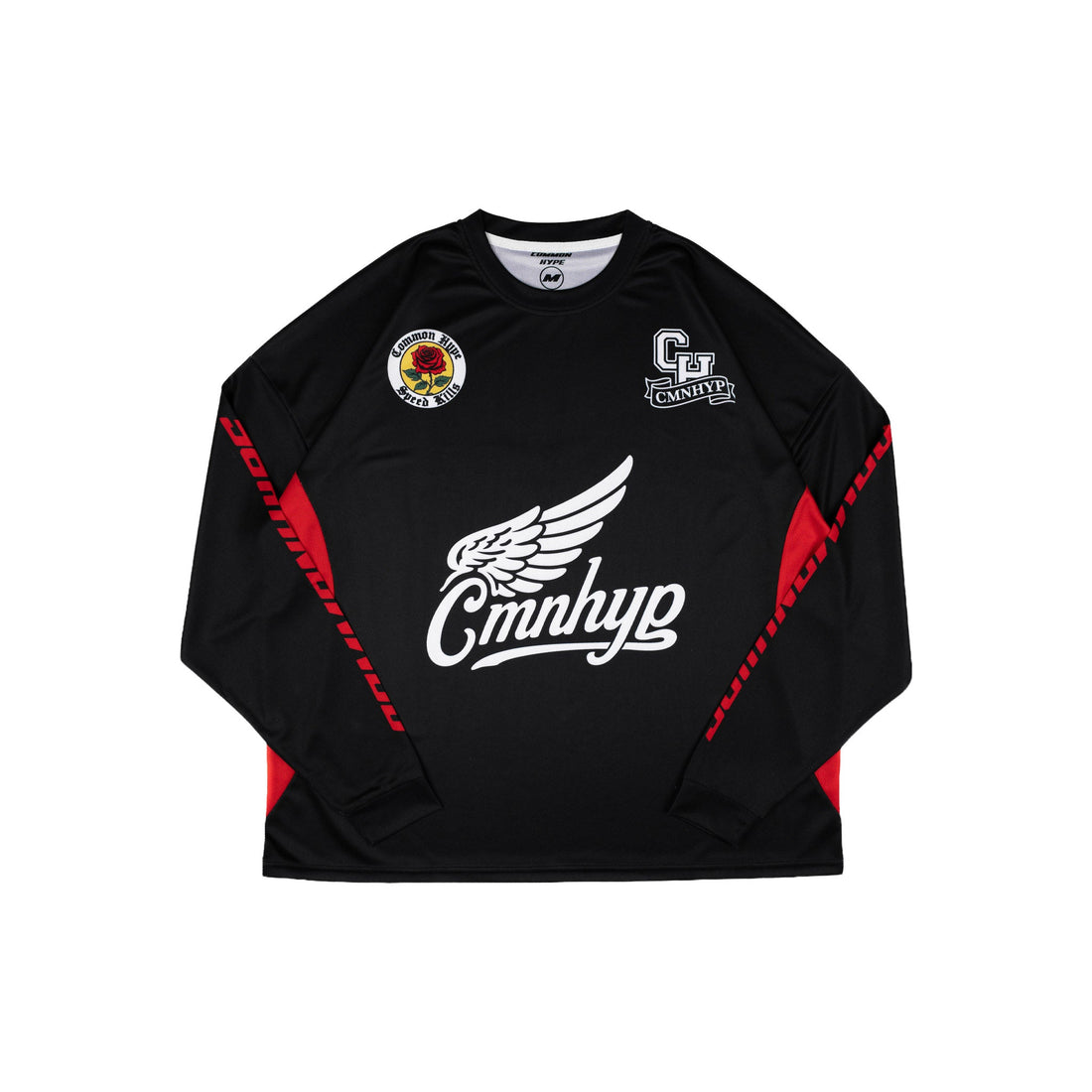 Common Hype Speed Kills Long Sleeve Racing Jersey Black