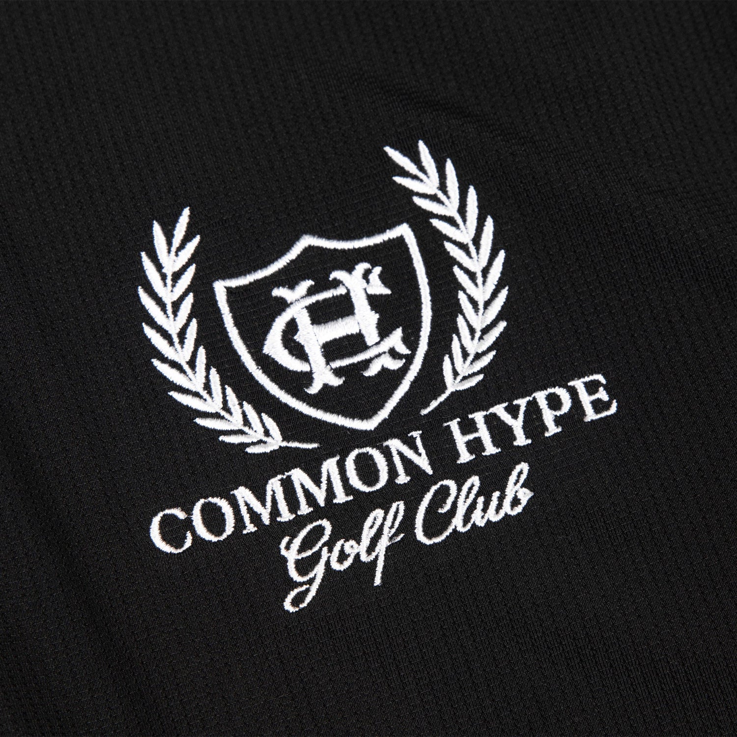 Common Hype Golf Club Polo Black
