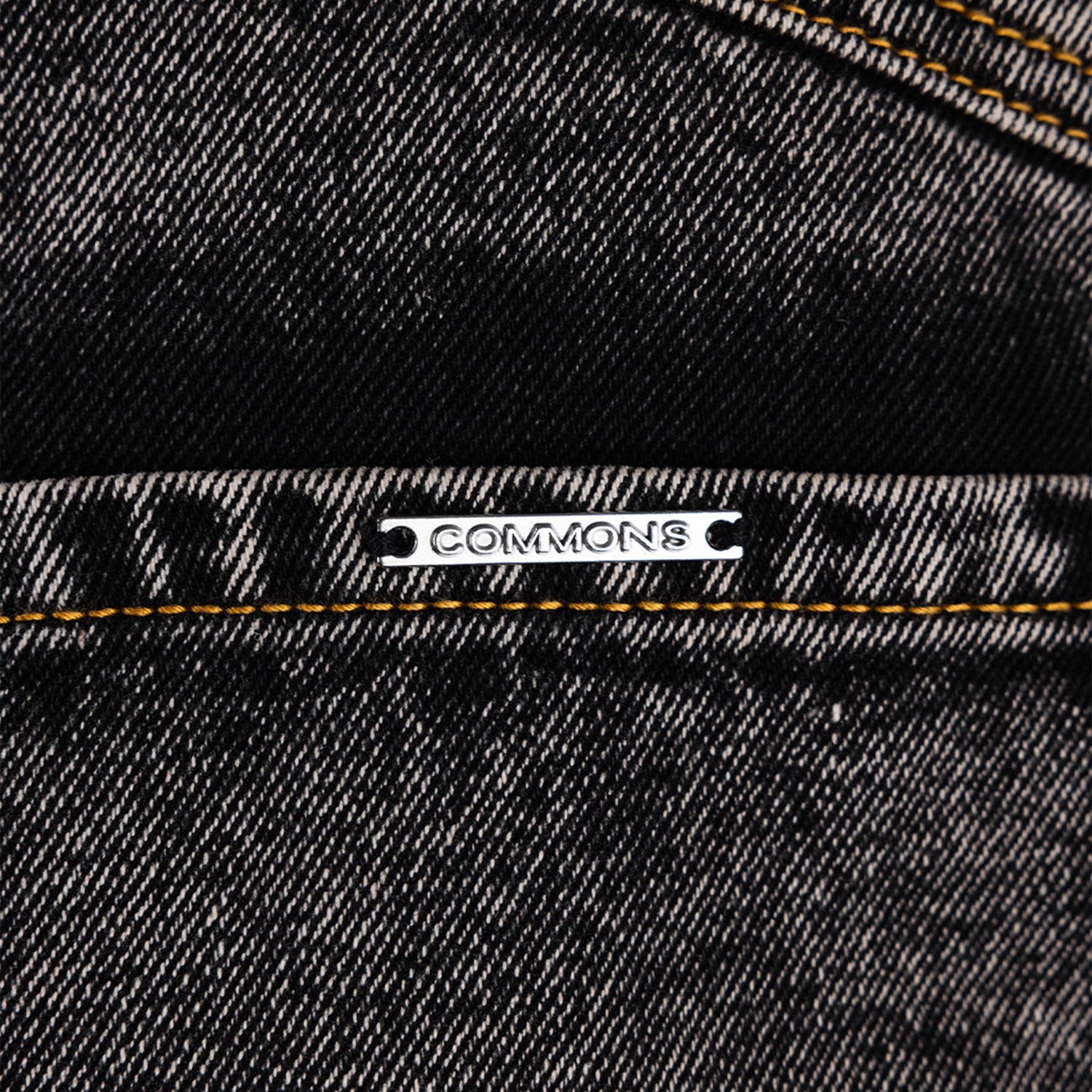 Commons Studios ‘Star’ Washed Denim Short Charcoal