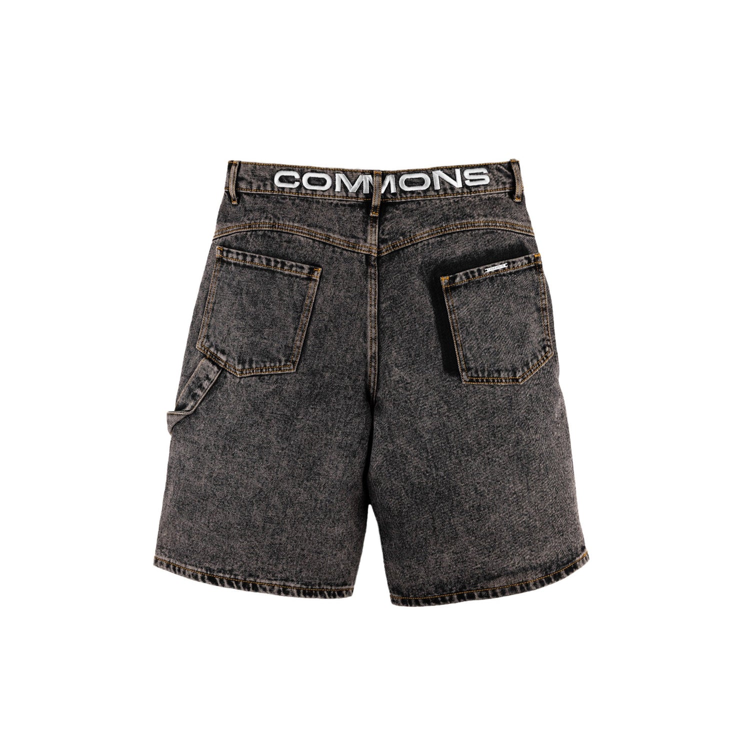 Commons Studios ‘Star’ Washed Denim Short Charcoal