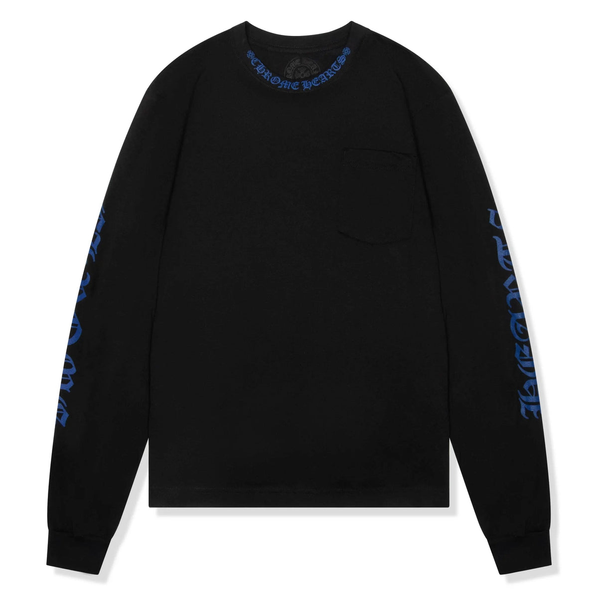 Chrome Hearts 1988 Neck Logo L/S Black Blue T Shirt Main image