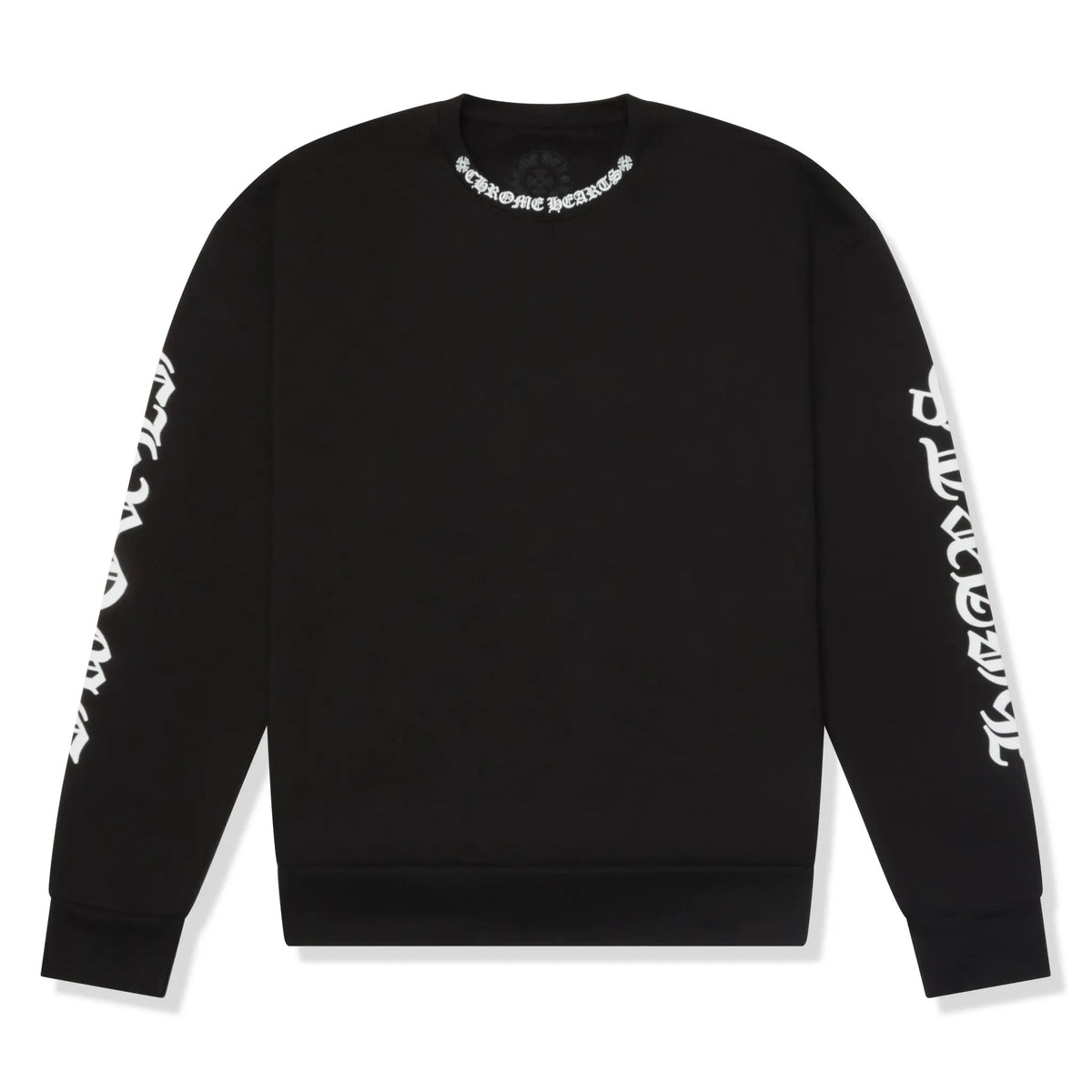 Chrome Hearts 1998 Neck Logo Black White Sweatshirt Main image