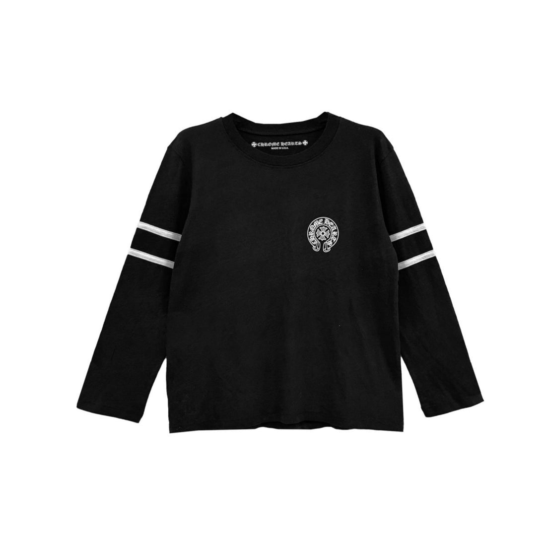 Chrome Hearts Roller Skates 33 Horseshoe Black Long Sleeve Tee