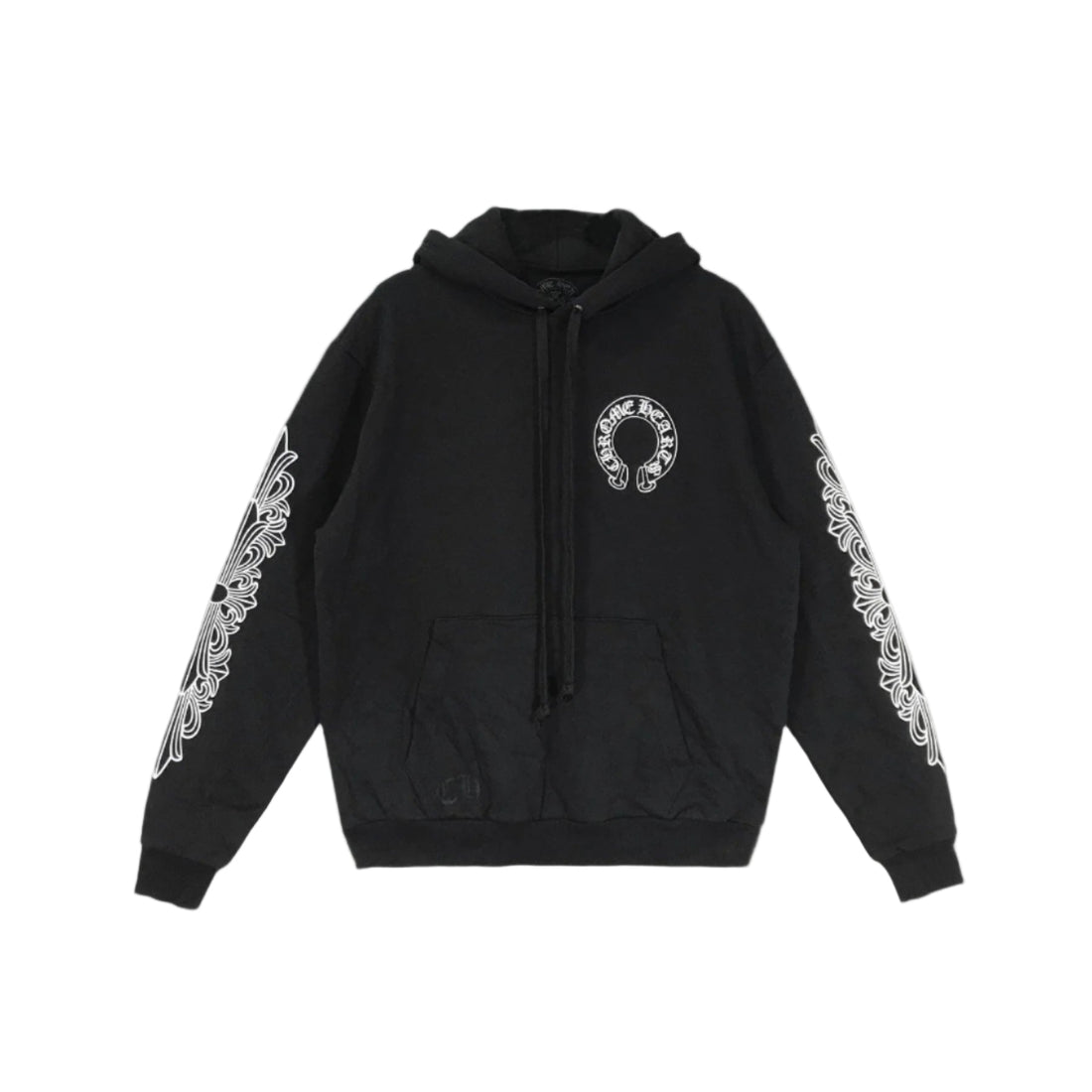 Chrome Hearts Black Horseshoe Pullover Hoodie