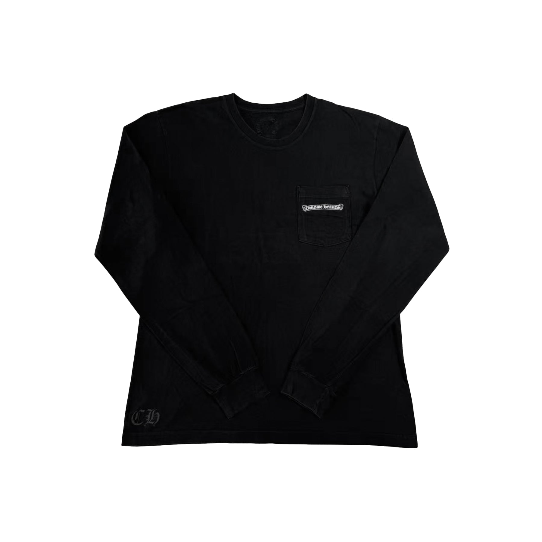 Chrome Hearts Black USA Script Long Sleeve Tee Secondary image