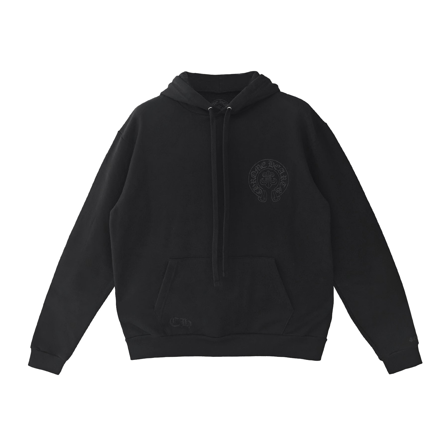 Chrome Hearts Cannes Exclusive Fleur De Lis Horseshoe Black Pullover Hoodie Secondary image