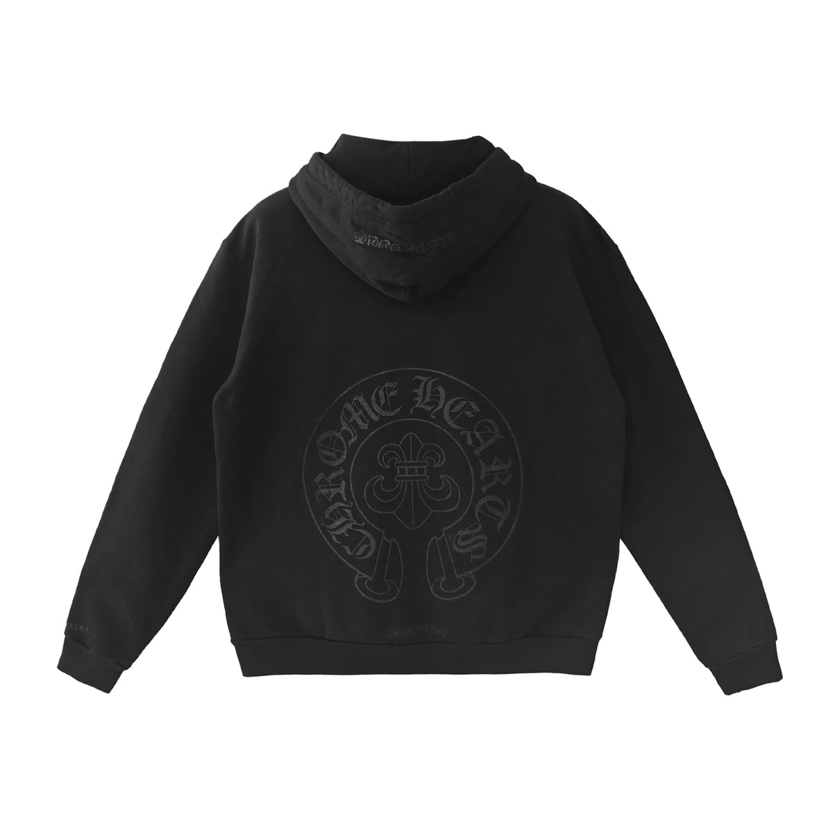 Chrome Hearts Cannes Exclusive Fleur De Lis Horseshoe Black Pullover Hoodie