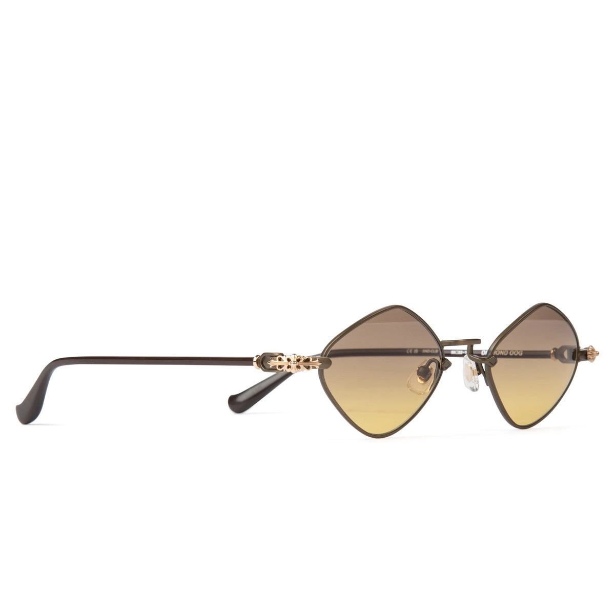Chrome Hearts Diamond Dog Light Brown Sunglasses Main image