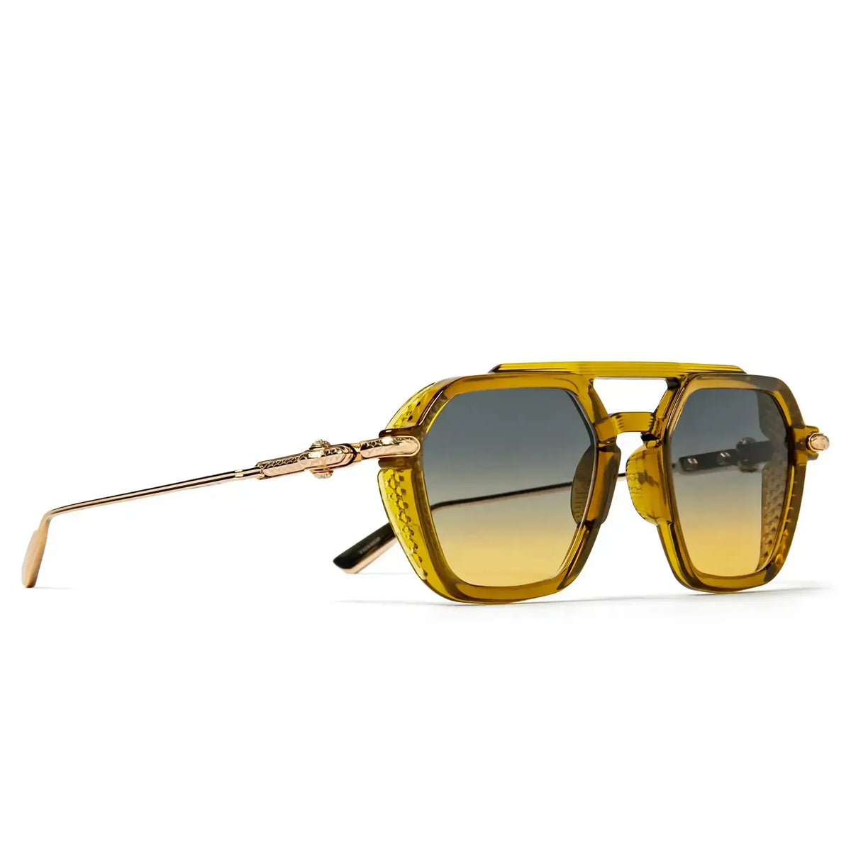 Chrome Hearts Fuckery Malt Gold Sunglasses Main image