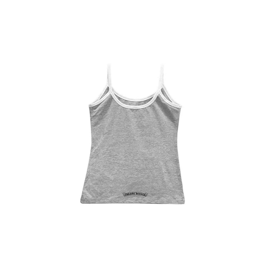 Chrome Hearts Roller Skates Gray Horseshoe Tank top