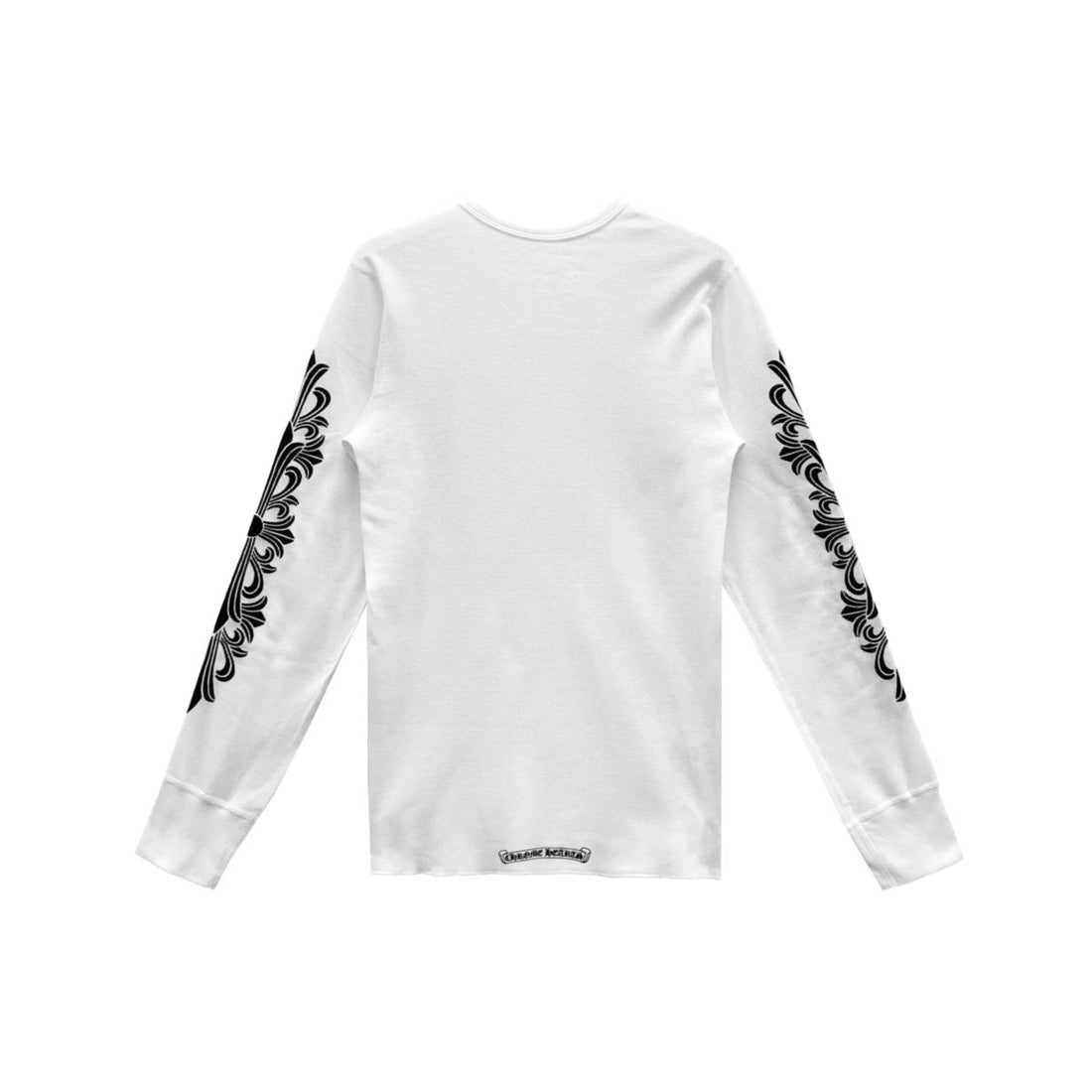 Chrome Hearts Horseshoe Floral Sleeve Waffle Thermal Tee