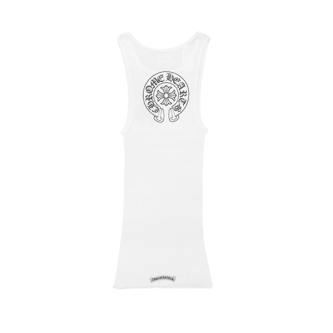 Chrome Hearts Horseshoe White Rib Tank Top