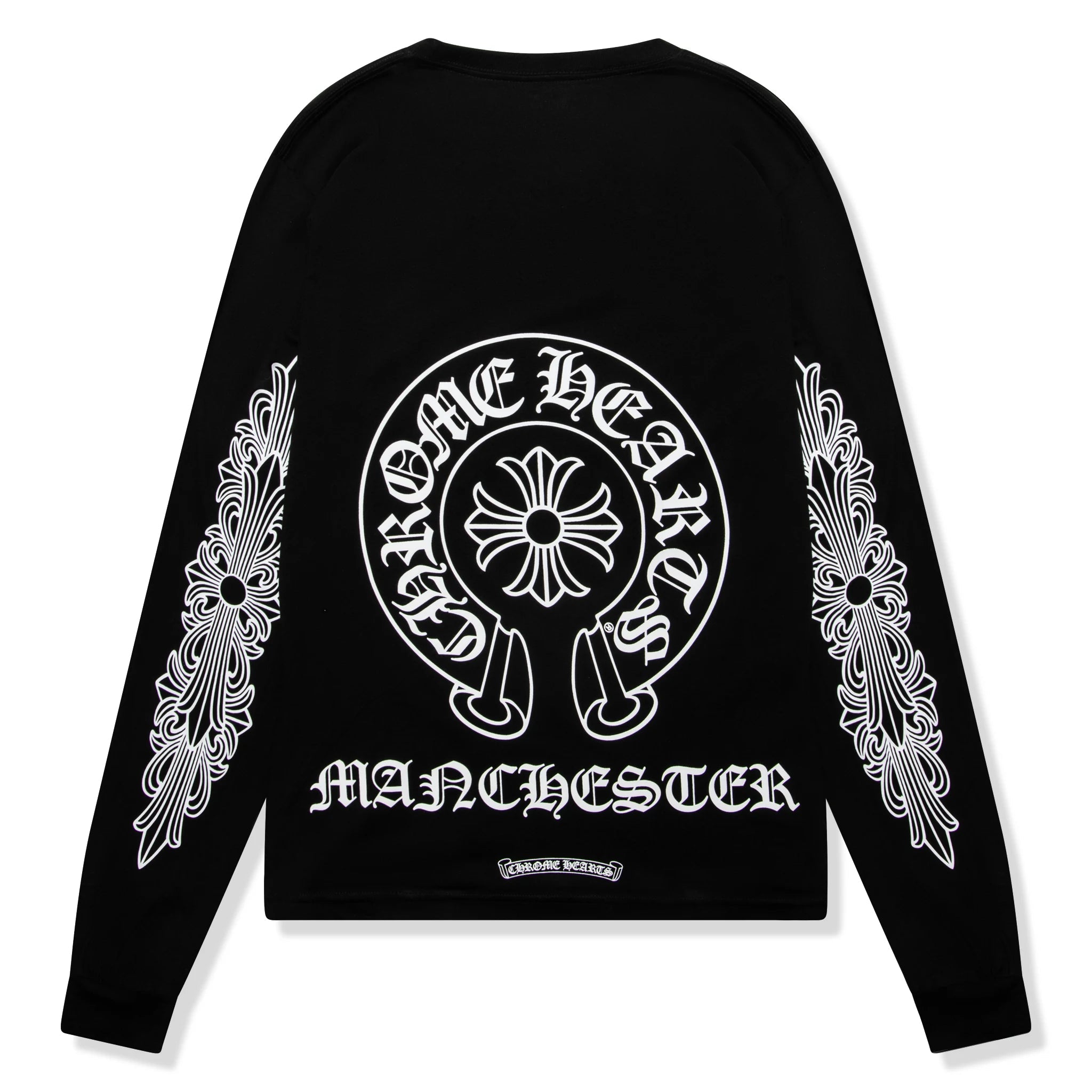 Chrome Hearts Manchester Exclusive Horse Shoe Pocket Logo L/S Black T Shirt Secondary image