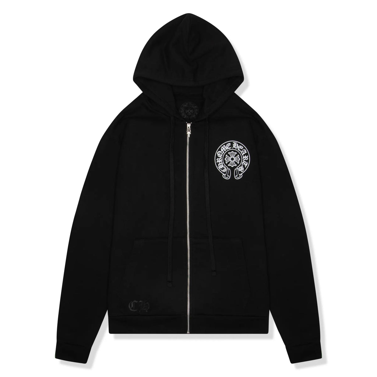 Chrome Hearts Manchester Exclusive Horse Shoe Zip-Up Black Hoodie Main image