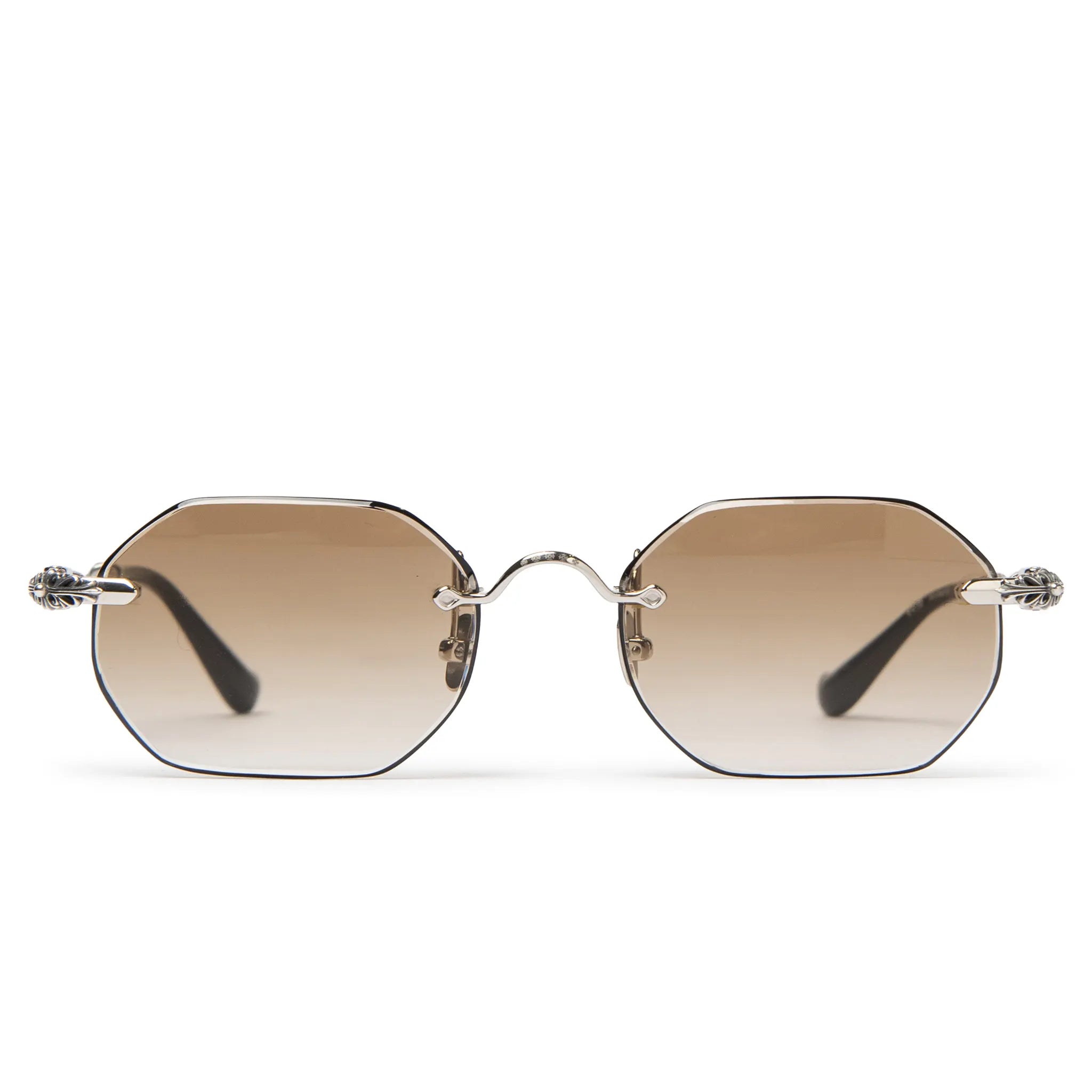Chrome Hearts Pills III Custom Silver Brown Diamond Cut Sunglasses Secondary image