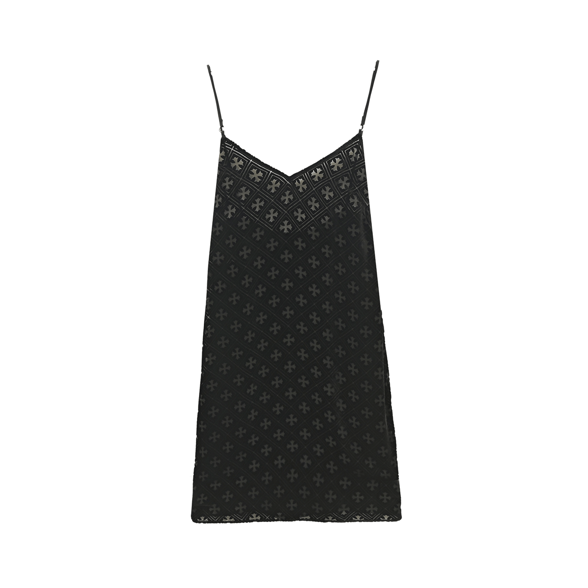 Chrome Hearts Velvet Burnout Monogram Cross Camisole Long Skirt Main image